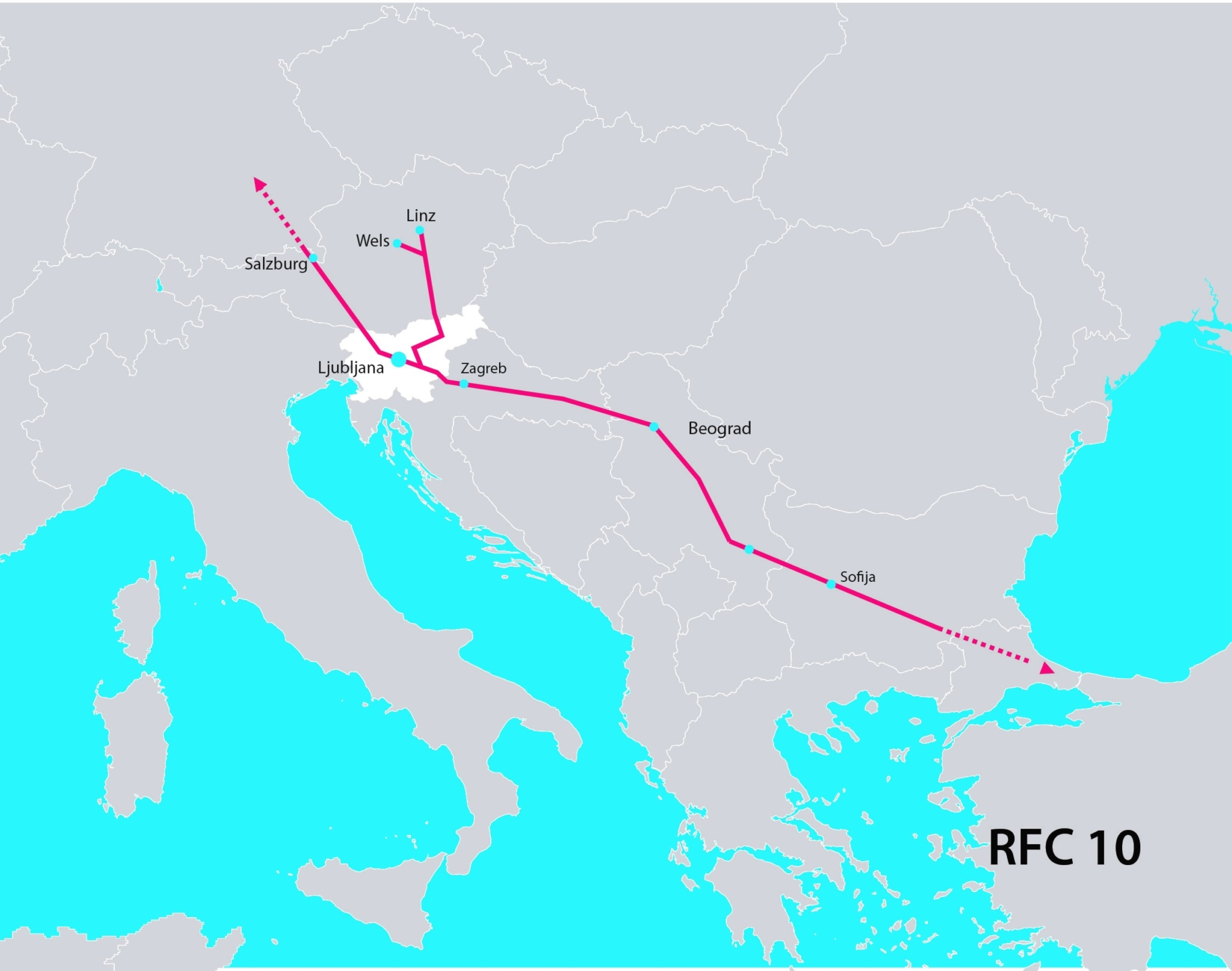 Koridor Alpe–Zahodni Balkan - RFC10
